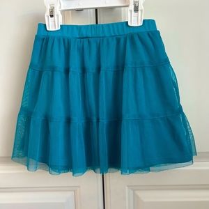 Girls tutu skirt, blue, size 6